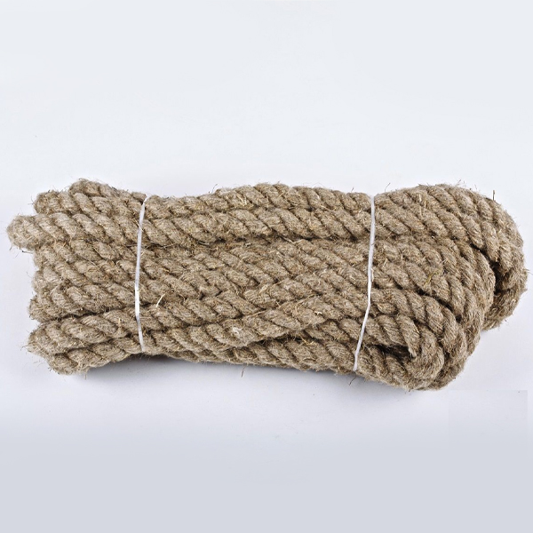 22mm Thick European Flax Linen Hemp Rope Twisted Braided Decking Garden Boating Crafts