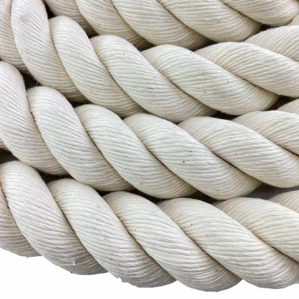 Soft Handling Synthetic Cotton Waterproof Strong White Rope