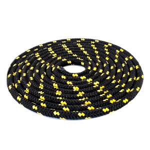 Black Polypropylene Rope Braided Cord Line Sailing Boating Camping Yachting HQ
