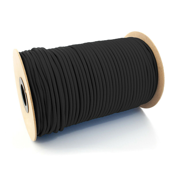 Black Elastic Bungee Rope Shock Cord Tie Down