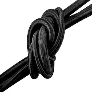 Black Elastic Bungee Rope Shock Cord Tie Down